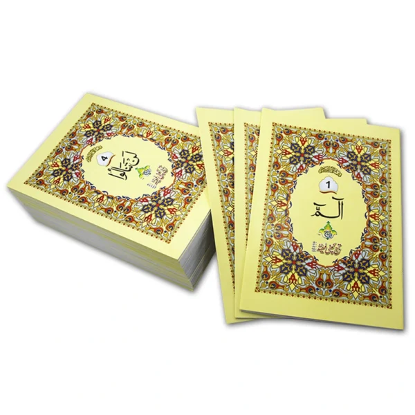 Taj Company 9 line 30 Para Quran Set with bold font and stylish solid card pinned binding outer image/view