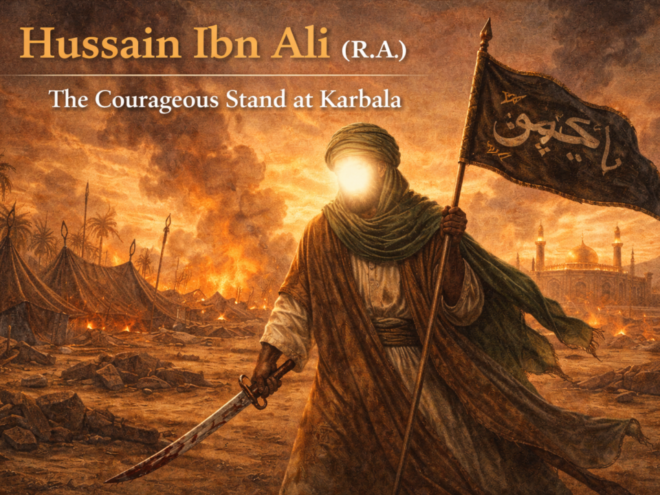 The stand of Hussain Ibn Ali (R.A) at Karbala remains a symbol of courage, truth, and unwavering faith in Islam.