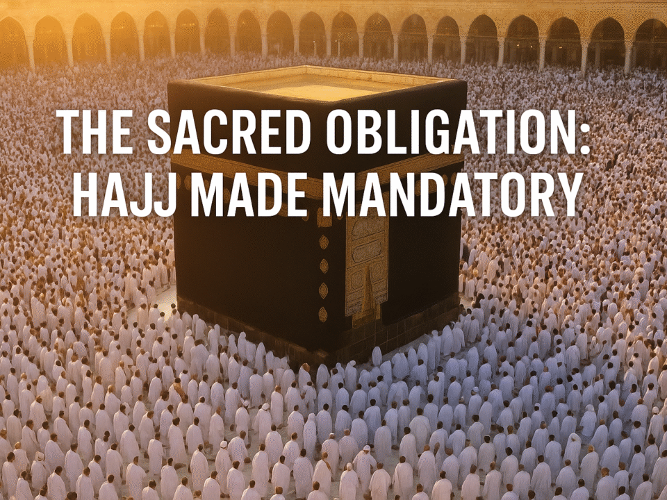 The Sacred Obligation of Hajj – Made Mandatory for Muslims on 8th Dhu al-Qidah