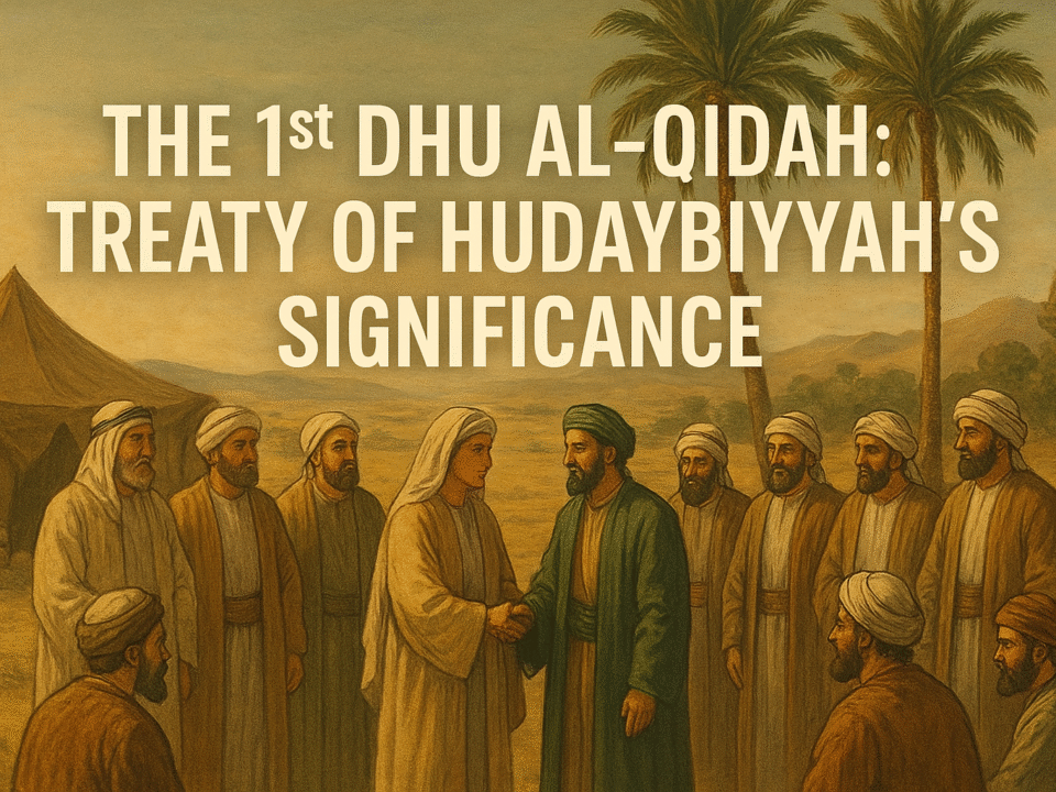 The Treaty of Hudaybiyyah – A historic pact of peace signed on 1st Dhu al-Qidah
