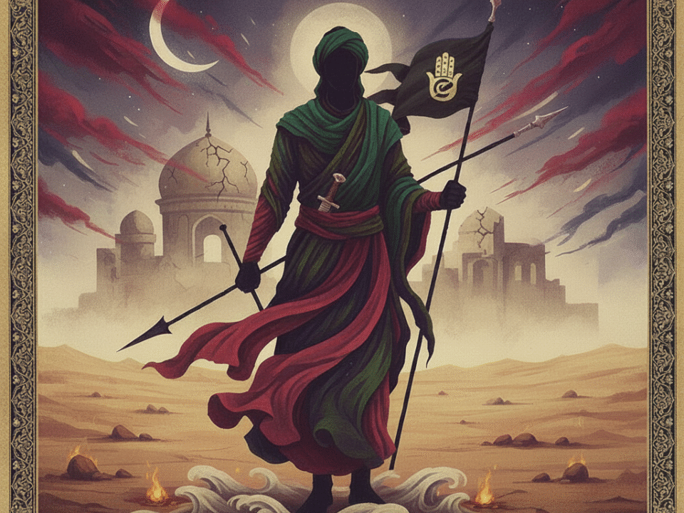 Hazrat Abbas (RA) — the flag of loyalty, the sword of courage, and the heart of Karbala.