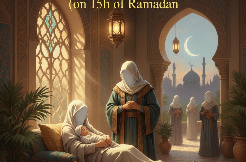 Celebrating the blessed birth of Hasan Ibn Ali (RA), the beloved grandson of Prophet Muhammad (PBUH), on 15th Ramadan