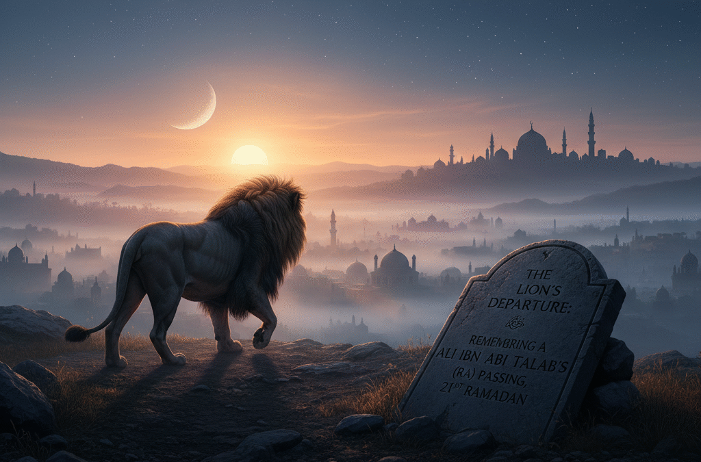 Remembering Ali Ibn Abi Talib (RA) – The Lion of Allah, martyred on the 21st of Ramadan