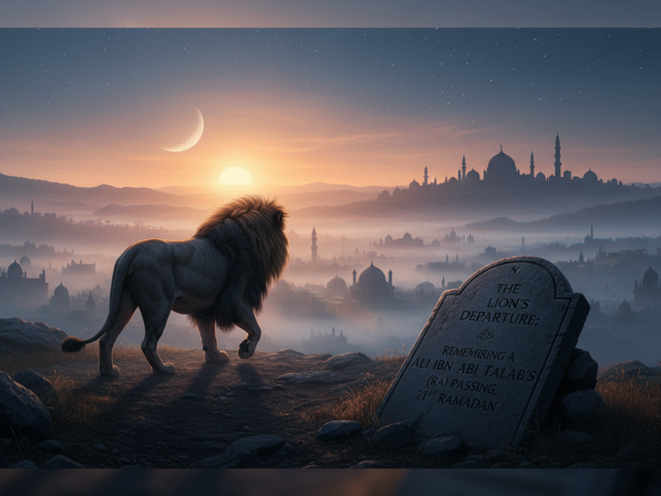 Remembering Ali Ibn Abi Talib (RA) – The Lion of Allah, martyred on the 21st of Ramadan