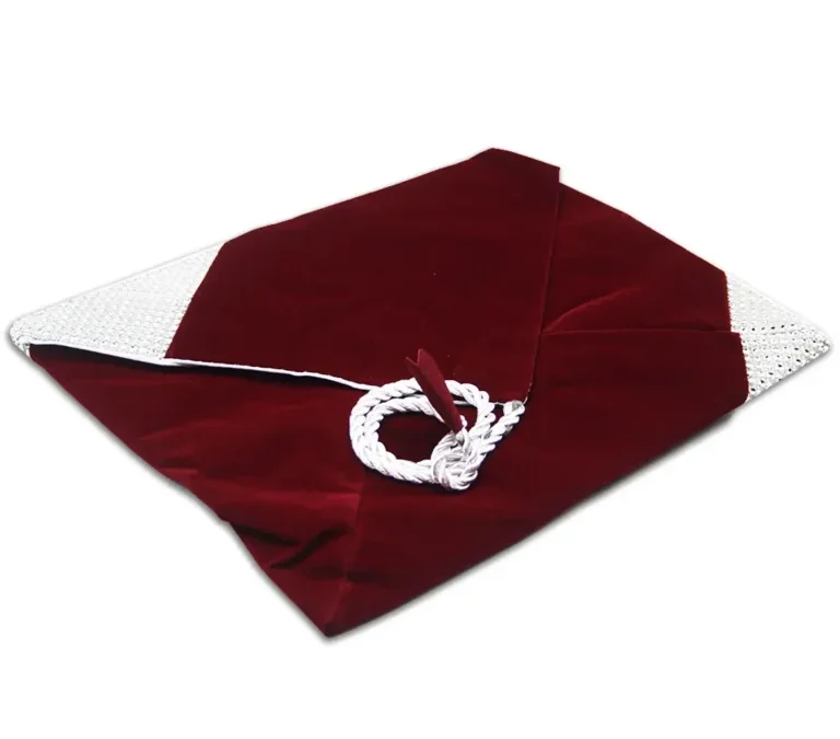 Fancy-Ghilaf-Quran-Cover-Shaneel-Velvet-Maroon-Back