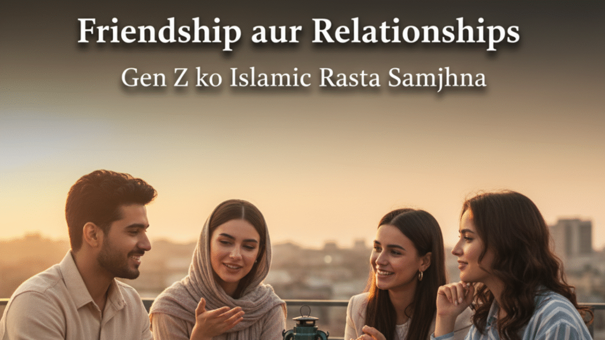 Gen Z's Islamic journey for friendship and relationships. How to establish good companionship and meaningful connections in this era? A better path in the light of Islamic teachings.