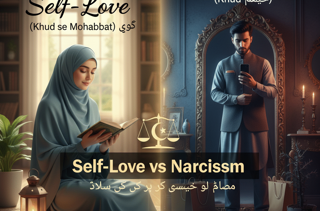 Self-love ya self-obsession? Islam sikhata hai balance – apni qeemat samjho, lekin nafs par fakhar nahi.