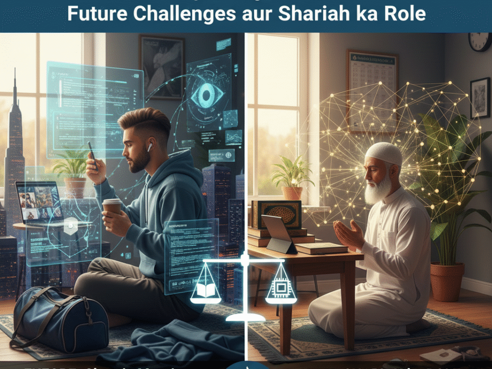 AI aur technology insani zindagi ko badal rahi hai 🤖✨ — lekin Islam hamesha har naye daur ke liye rehnumai deta hai. Janiye kaise Shariah humein digital future ke fitnon se bachati hai