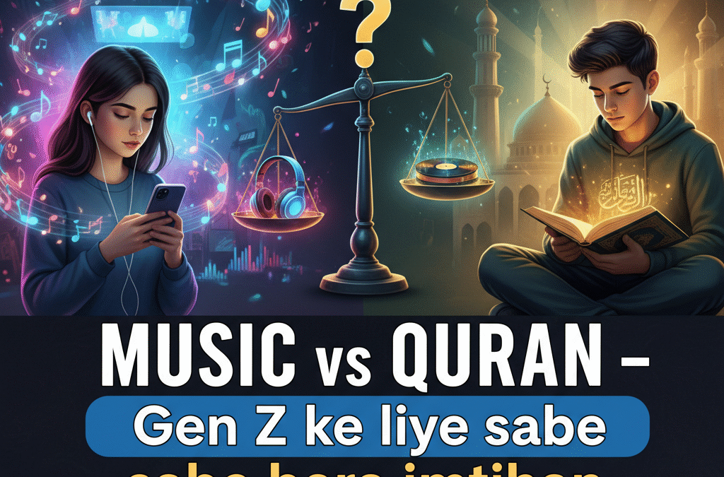 Gen Z ke liye sabse bara imtihan: Duniye ki dhun ya Deen ki roshni? Music vs Quran - the ultimate choice