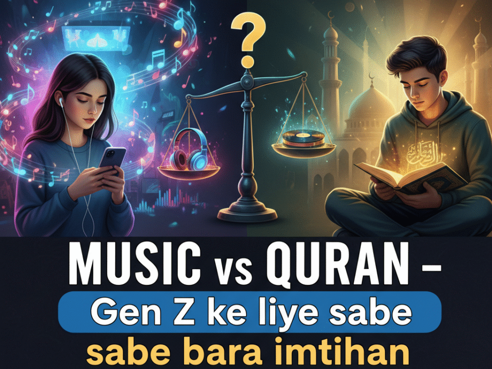 Gen Z ke liye sabse bara imtihan: Duniye ki dhun ya Deen ki roshni? Music vs Quran - the ultimate choice