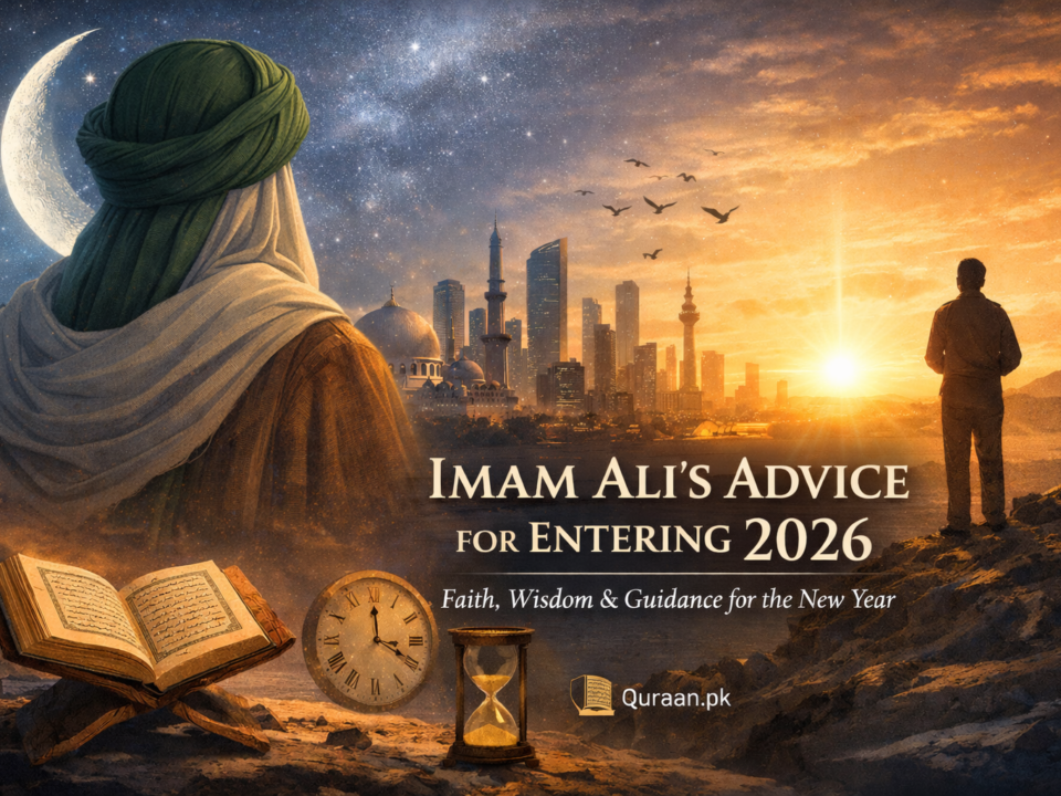 Enter 2026 with clarity, faith, and purpose through the timeless wisdom of Imam Ali (R.A.).