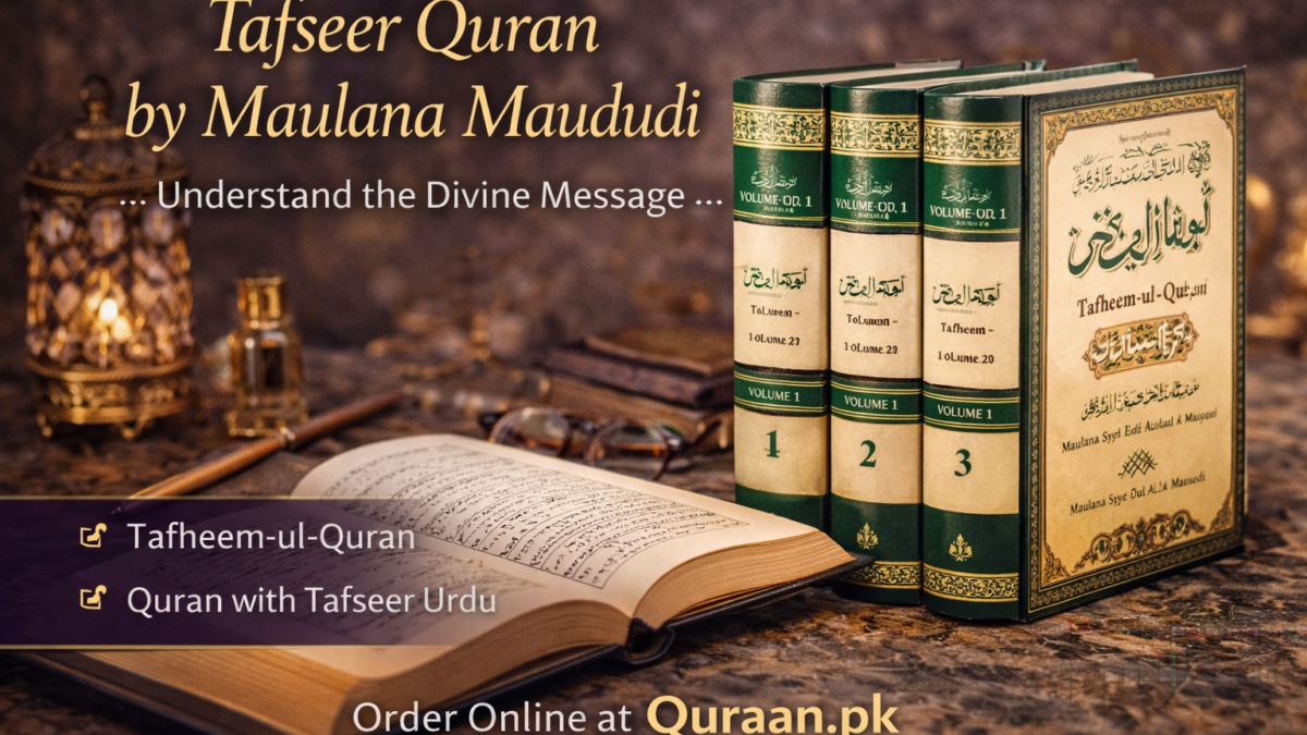 Understand the divine message of the Holy Quran with Tafseer by Maulana Maududi – available at Quraan.pk.