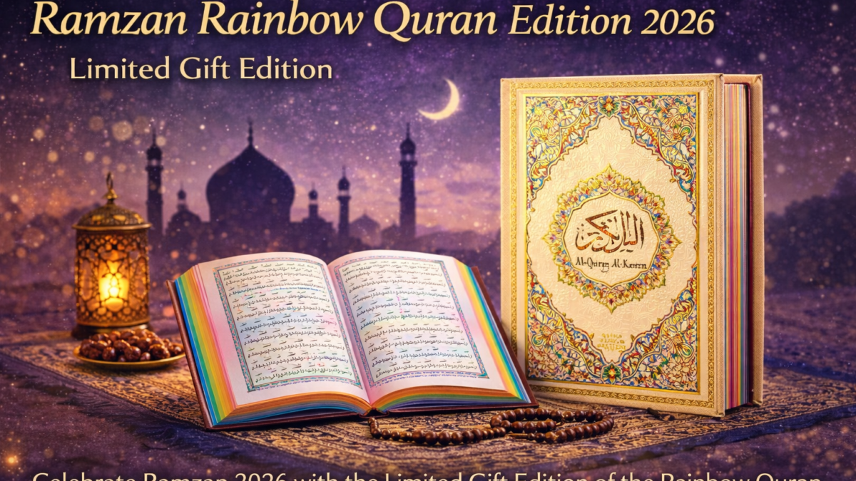 A limited Ramzan Rainbow Quran—where beauty meets perfect recitation.
