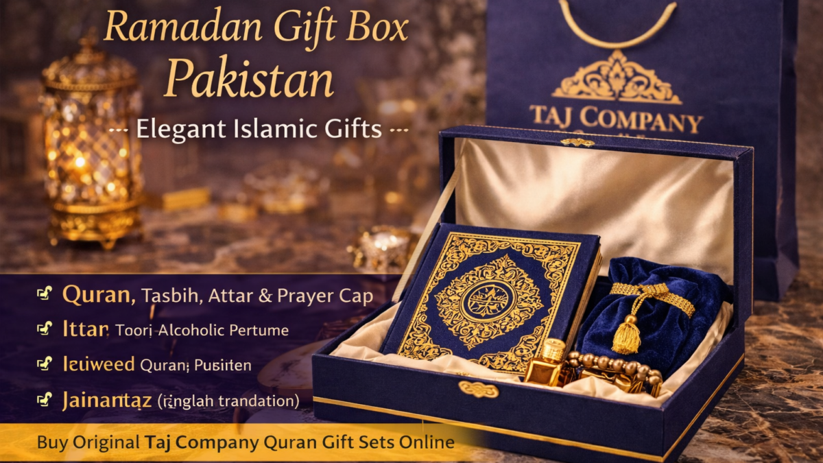 Share blessings this Ramadan with elegant Quran gift boxes featuring Tajweed & Rainbow Quran from Quraan.pk.