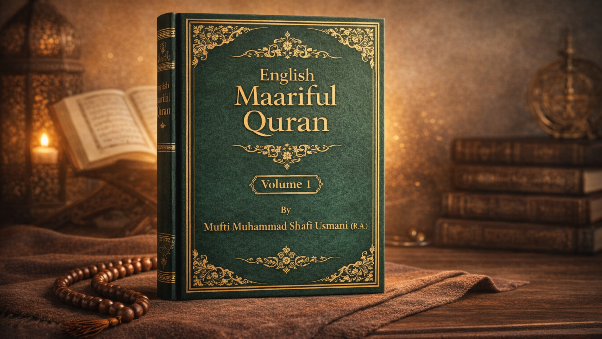 English Maariful Quran Volume 1 by Mufti Muhammad Shafi Usmani (R.A.) – English Tafseer and Translation of the Holy Quran