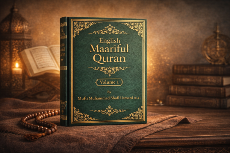 English Maariful Quran Volume 1 by Mufti Muhammad Shafi Usmani (R.A.) – English Tafseer and Translation of the Holy Quran