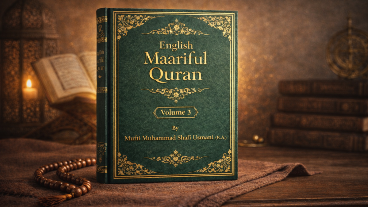 English Maariful Quran Volume 3 by Mufti Muhammad Shafi Usmani (R.A.) – English Tafseer and Translation of the Holy Quran