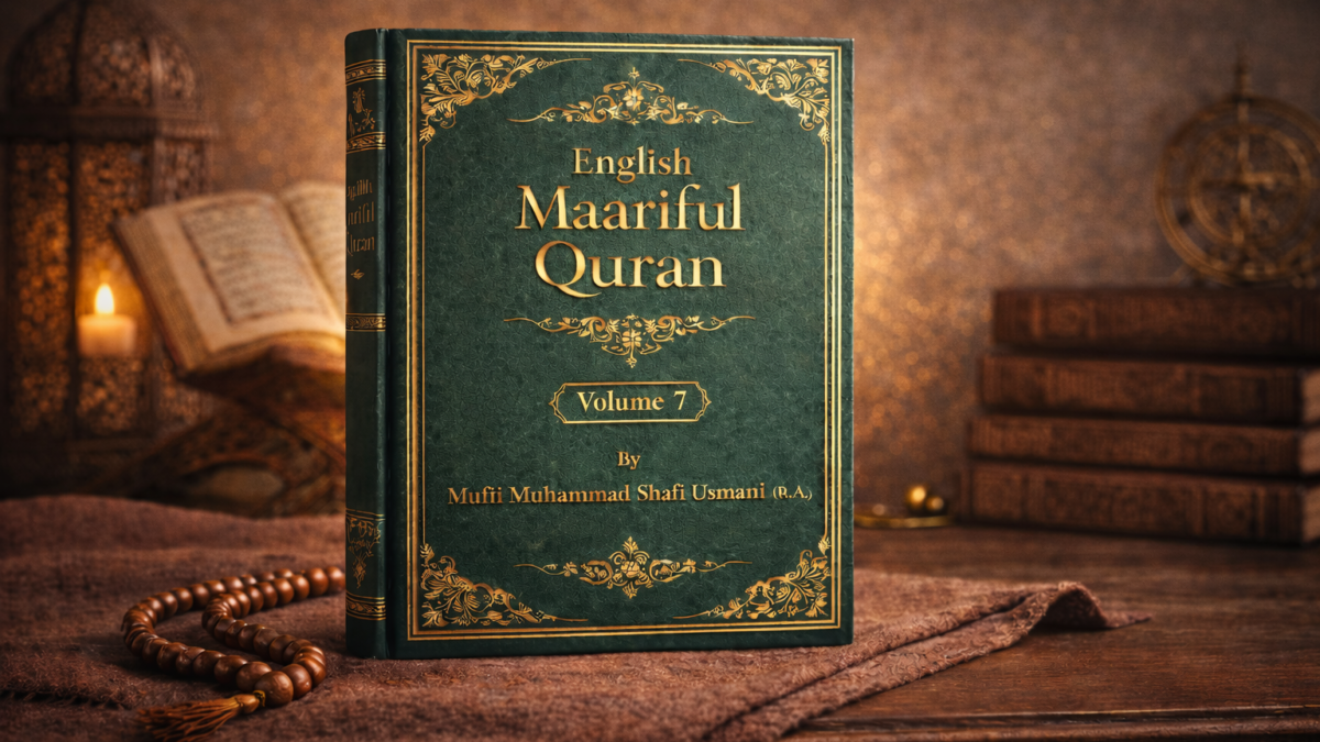 English Maariful Quran Volume 7 by Mufti Muhammad Shafi Usmani (R.A.) – English Translation and Detailed Tafseer Edition