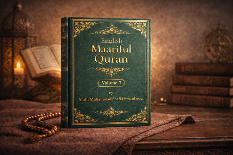 English Maariful Quran Volume 7 by Mufti Muhammad Shafi Usmani (R.A.) – English Translation and Detailed Tafseer Edition