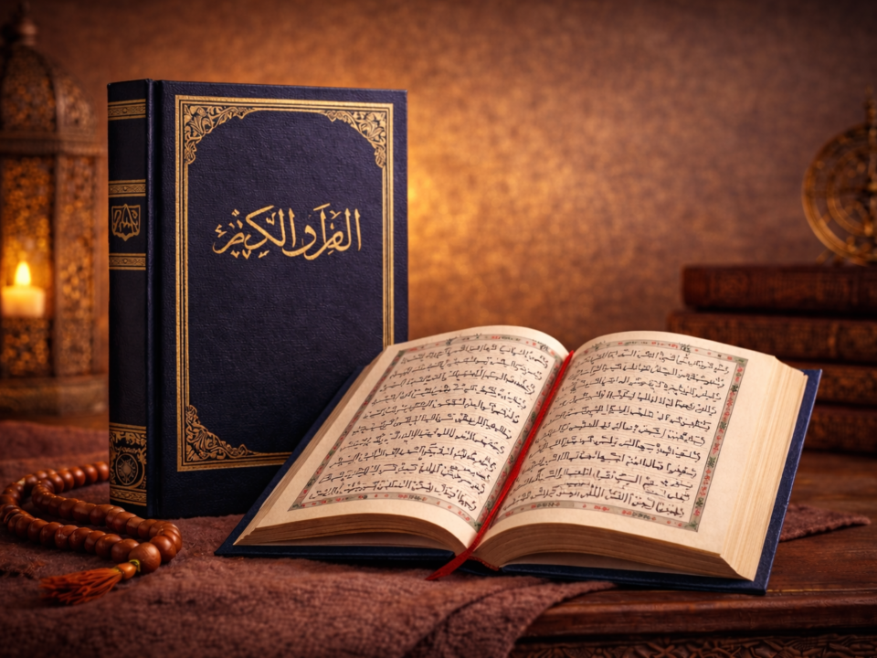 Al Quran 11 Lines edition featuring bold Arabic script and durable hardcover binding for daily recitation