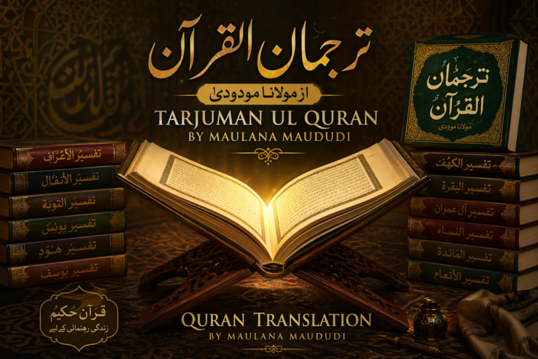 Tarjuman Ul Quran by Maulana Maududi Quran translation with tafseer open Holy Quran