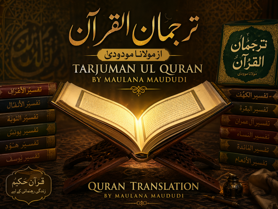Tarjuman Ul Quran by Maulana Maududi Quran translation with tafseer open Holy Quran