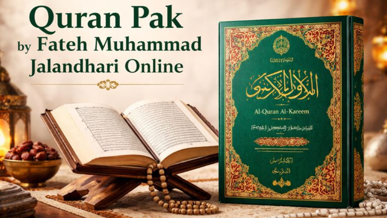 Quran Pak with Urdu Tarjuma by Fateh Muhammad Jalandhari – premium Islamic gift presentation