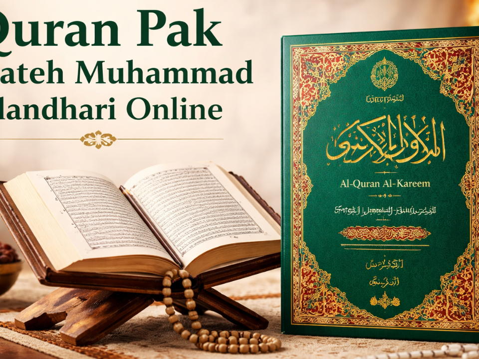Quran Pak with Urdu Tarjuma by Fateh Muhammad Jalandhari – premium Islamic gift presentation