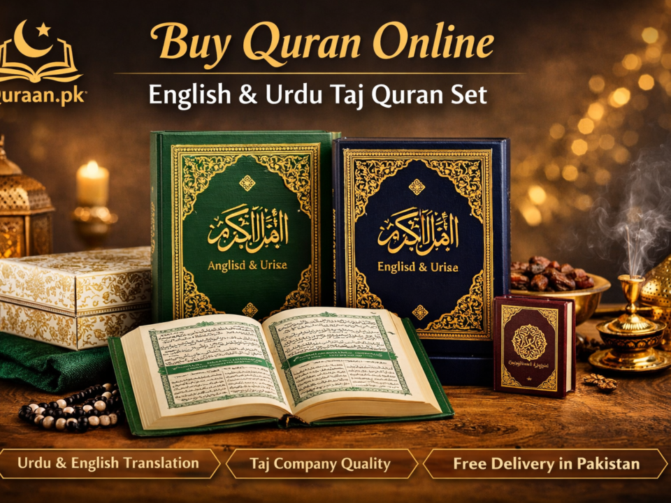 Buy Quran Online English Urdu Taj Quran Set Pakistan