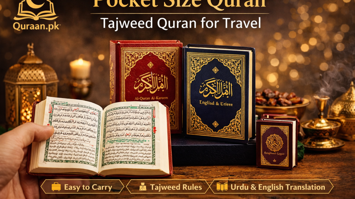 Portable Tajweed Quran for Travel & Daily Recitation