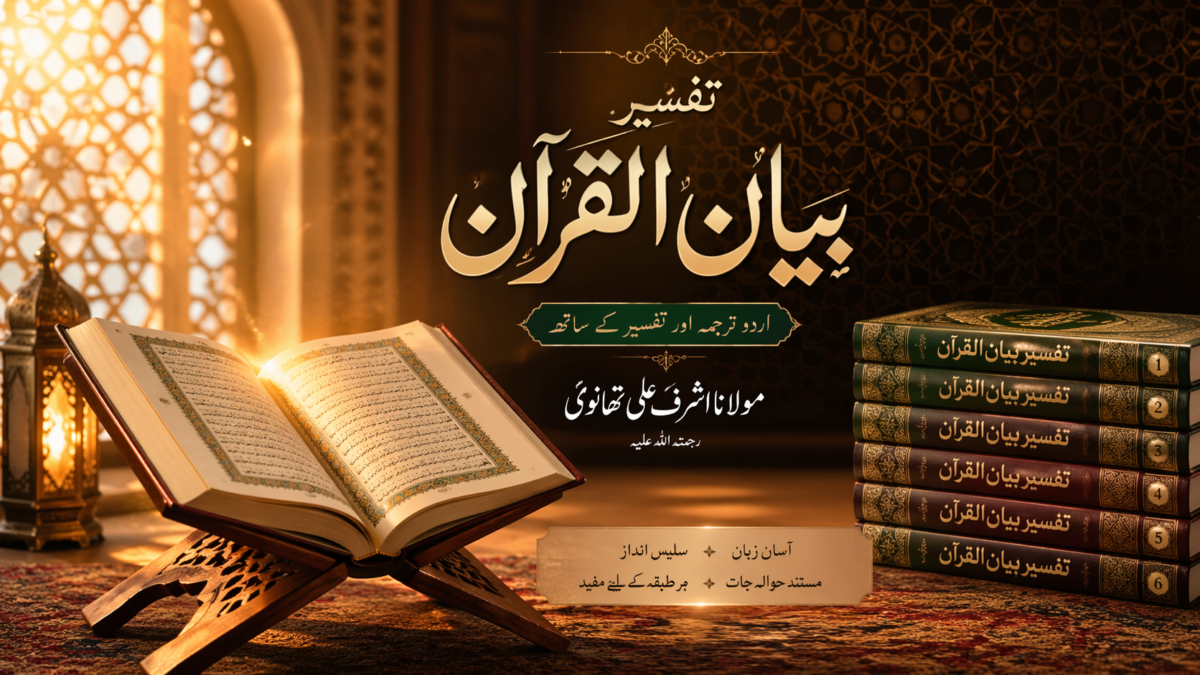 Tafseer e Bayan Ul Quran Urdu by Maulana Ashraf Ali Thanvi – Quran with Urdu translation and tafseer