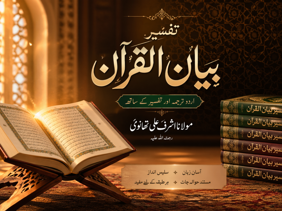 Tafseer e Bayan Ul Quran Urdu by Maulana Ashraf Ali Thanvi – Quran with Urdu translation and tafseer