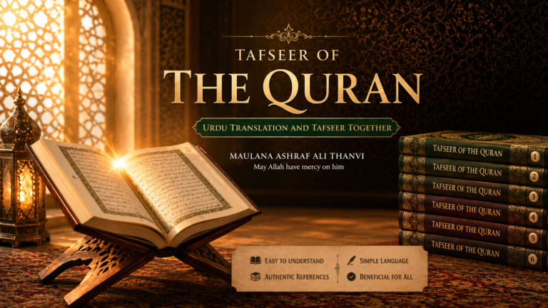 Tafseer e Bayan Ul Quran (Urdu) by Maulana Ashraf Ali Thanvi – Easy Understanding of Quran