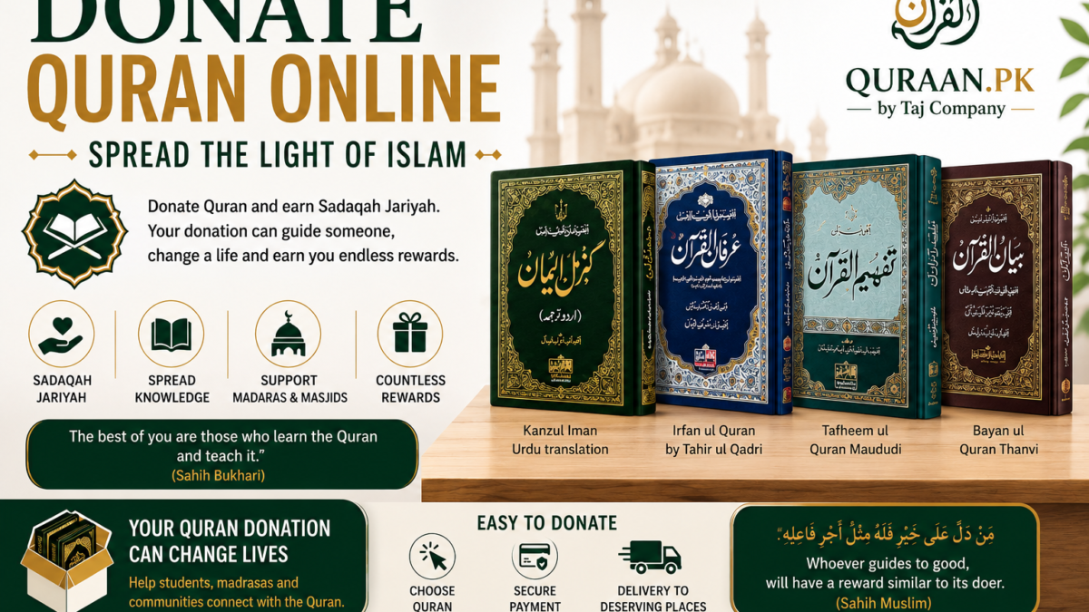 Share the Blessings of Quran Through Online Donations
