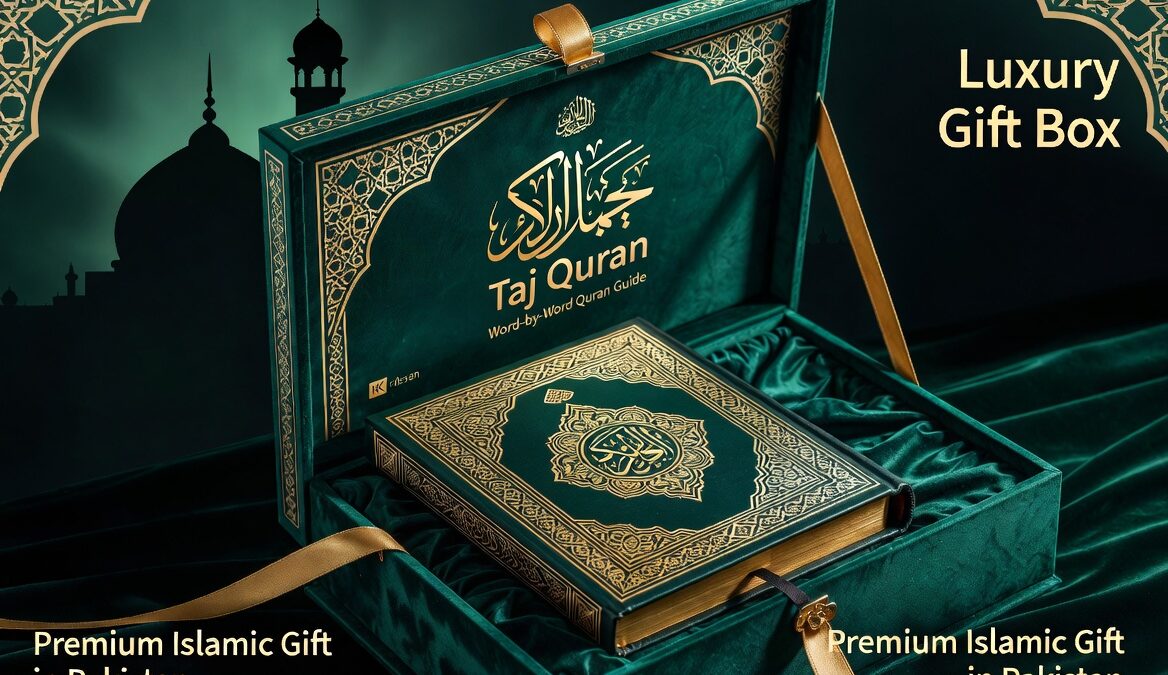 Elegant Taj Quran Luxury Gift Box – A timeless Islamic gift for every special occasion