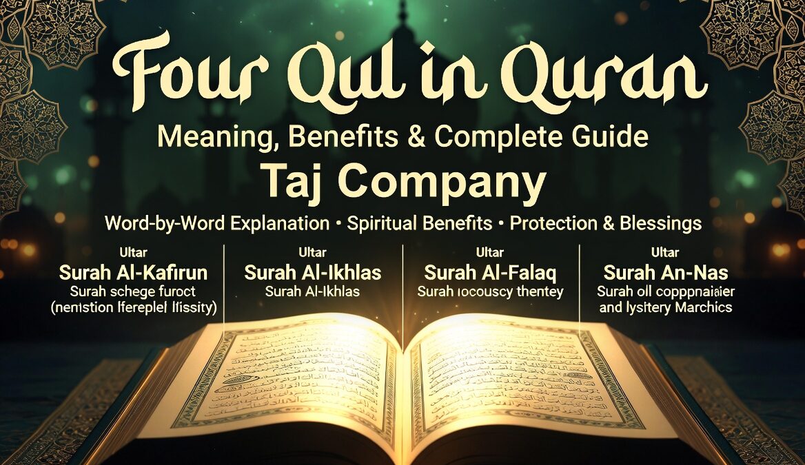 Four Qul in Quran – Powerful Surahs for Faith, Protection & Daily Recitation